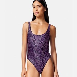 VERSACE ALLOVER ONE-PIECE SWIMSUIT BRAND NEW